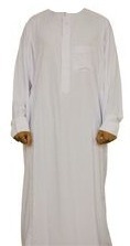 White Madani Jubba - Size 60