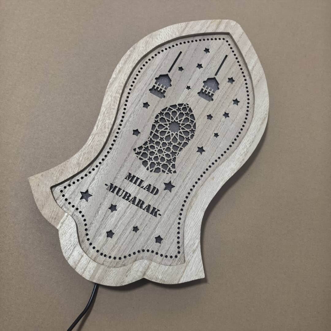 1 Wooden Led Naliyan