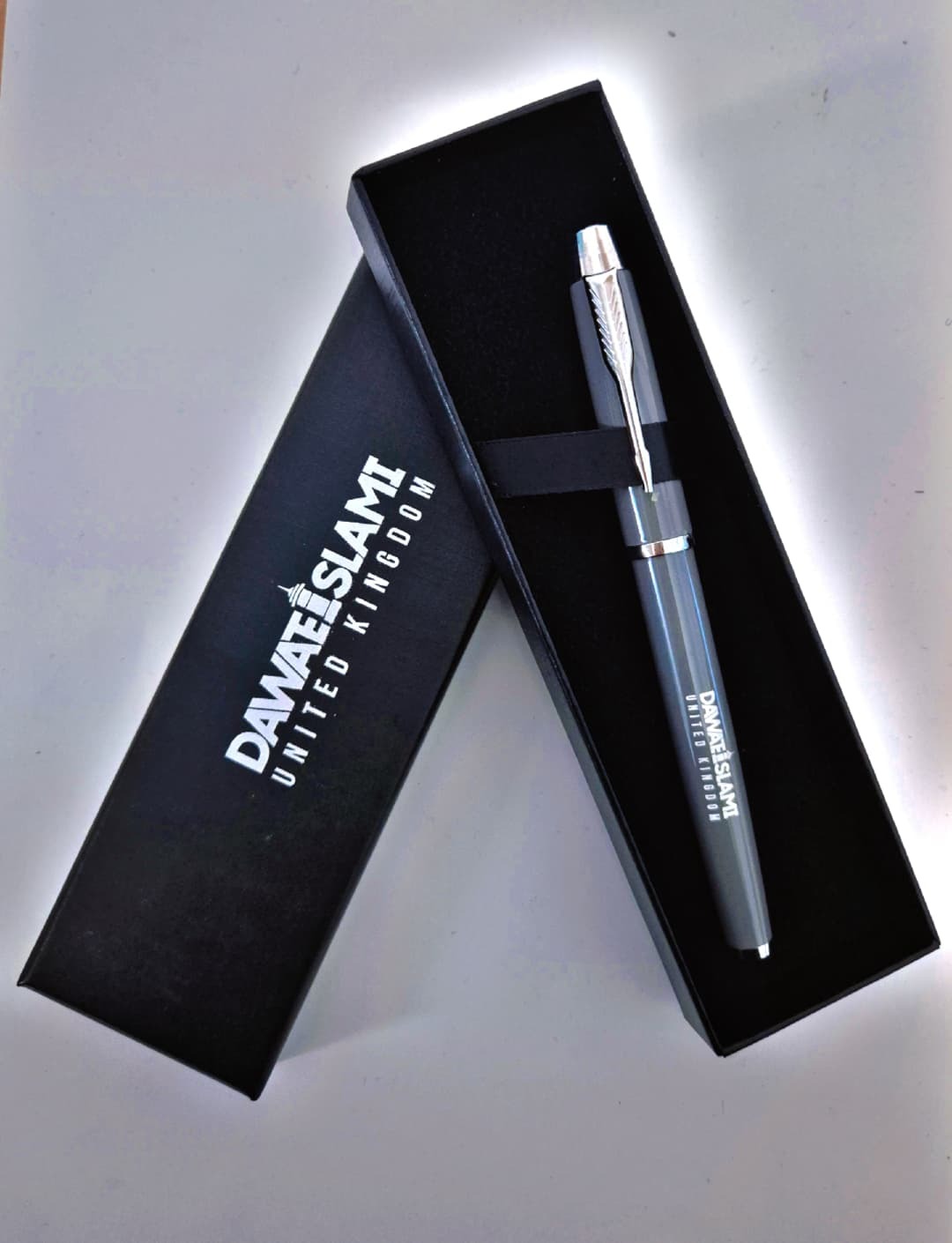 Dawat-e-Islami Gift Pen with box  (Gray Color)