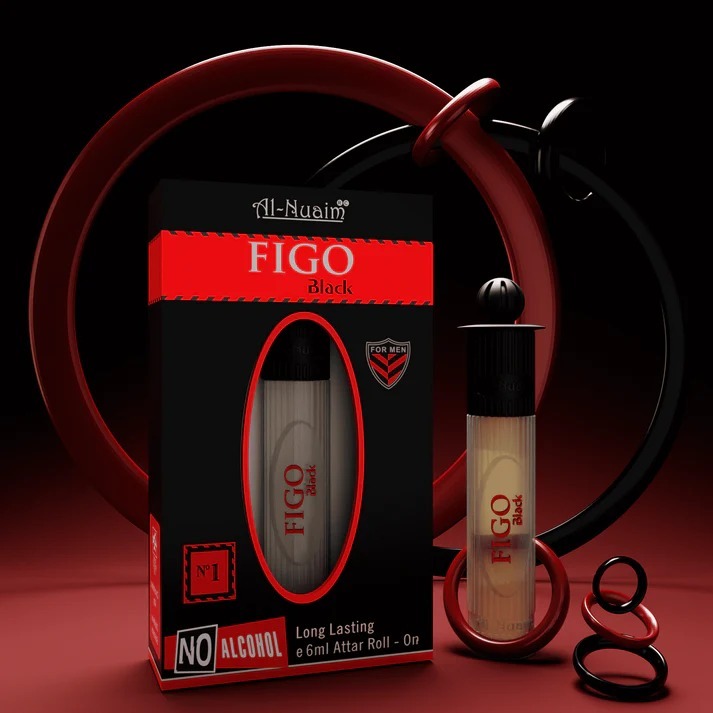 Figo Black 6ML Roll on Ittar (Al Nuaim)